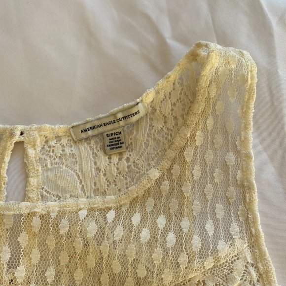 American Eagle Lacey Tank Top - Picture 3 of 8